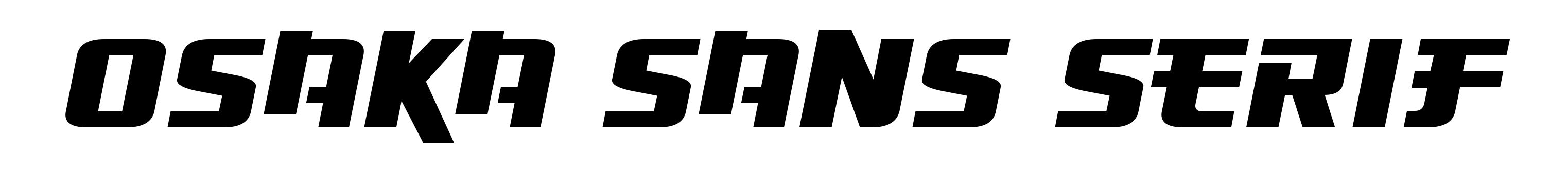 Osaka Sans Serif